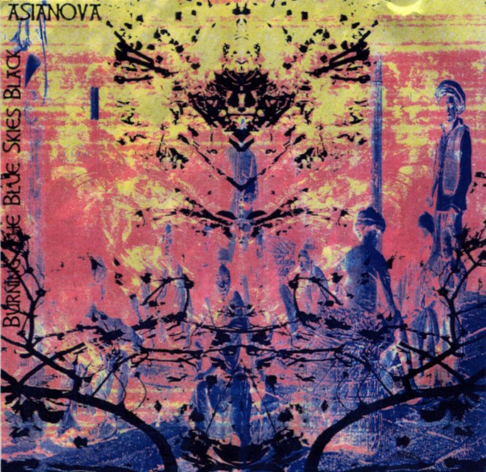 Asianova Burning the Blue Skies Black album cover