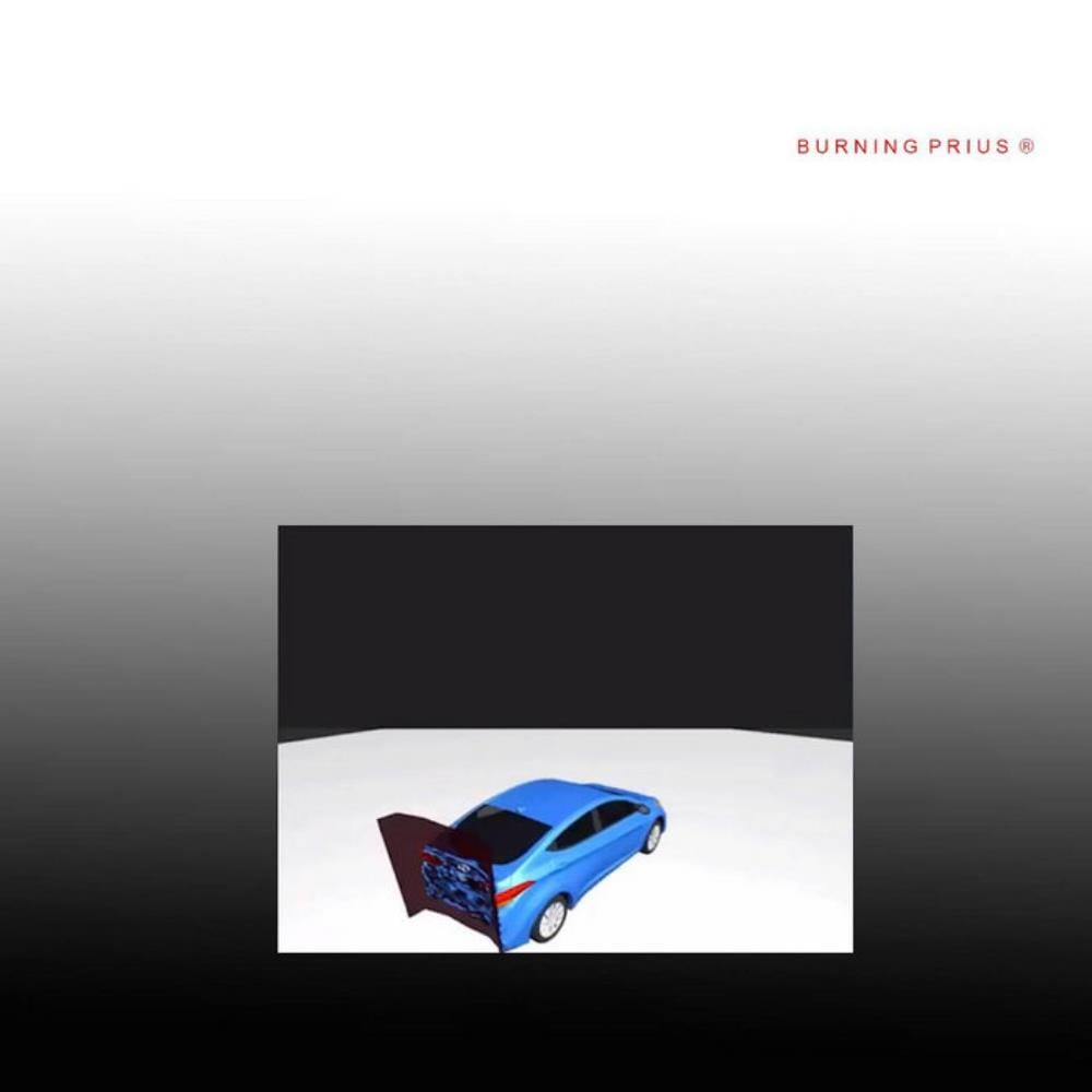 James Ferraro Burning Prius  album cover